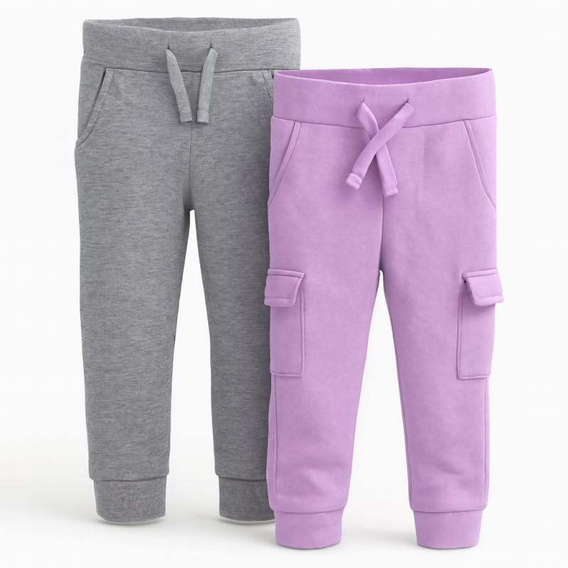 شلوار لگ توکرکی یاسی  طوسی Lily&Dan