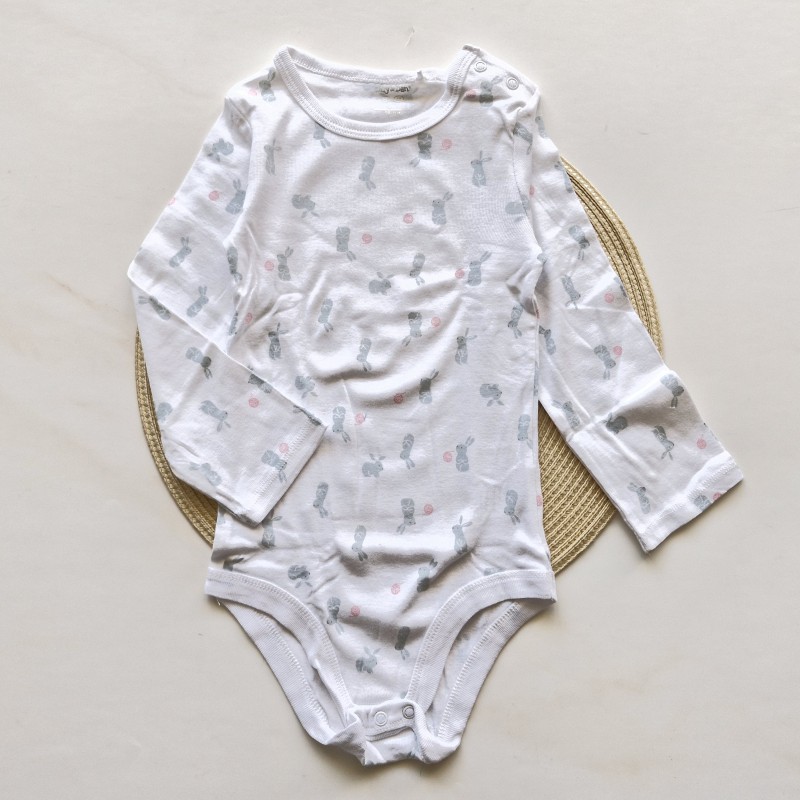 بادی آستین بلند خرگوش و کاموا Lily&Dan