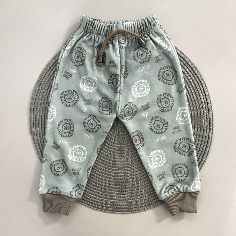 شلوار فوتر شیر سبز امیر کوچولو