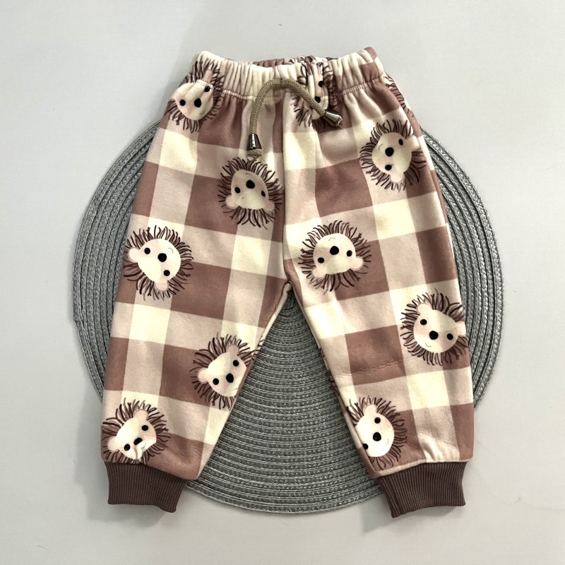 شلوار فوتر چهارخونه شیر امیر کوچولو