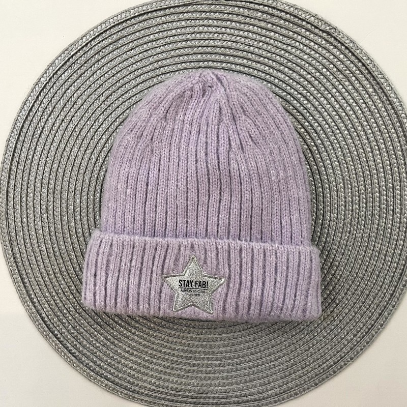 کلاه بافت لاینردار ستاره یاسی kids