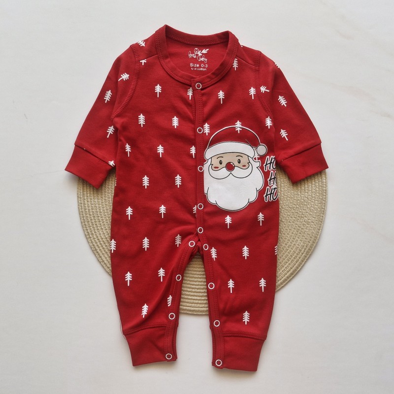 سرهمی طرح بابانوئل قرمز پنتی بیبی