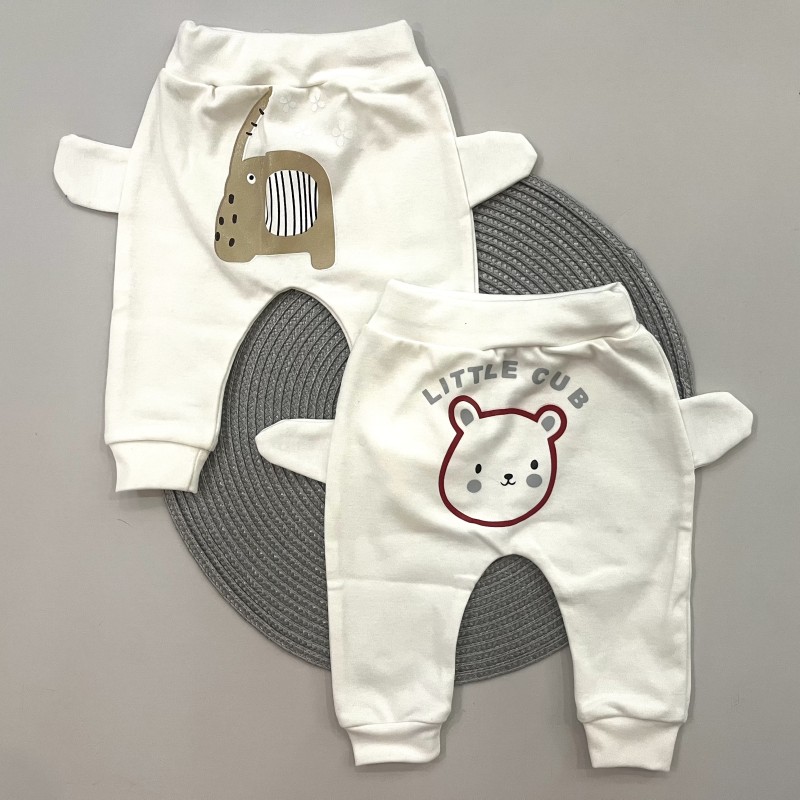 شلوار گوشدار شیری چیاکو کد 2