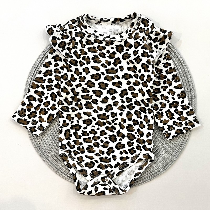 بادی آستین بلند کبریتی پلنگی AMIN