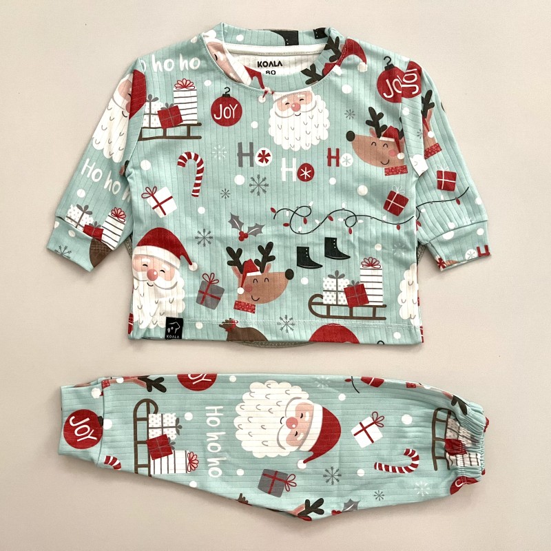 ست بلوز شلوار راحتی ریلی بابانوئل kids