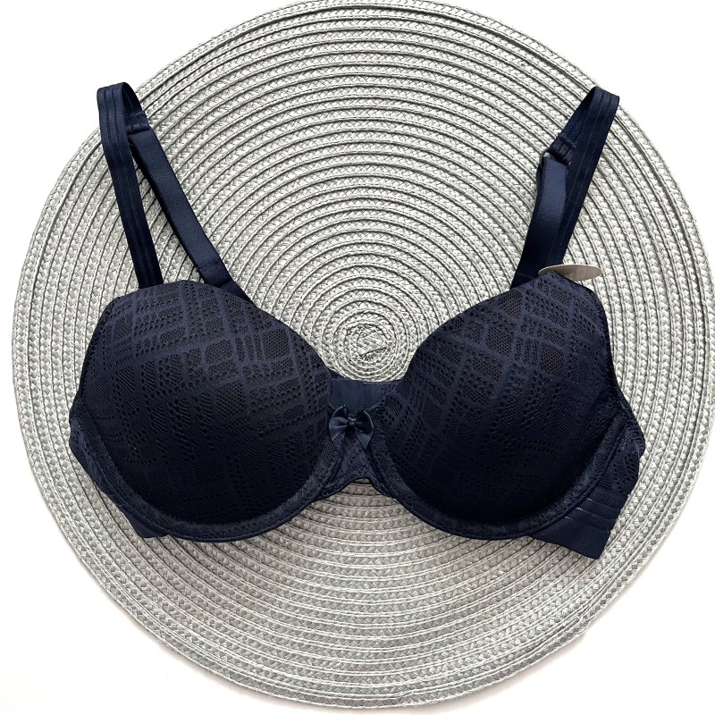 سوتین اسفنجی سرمه ای وارداتی M&S