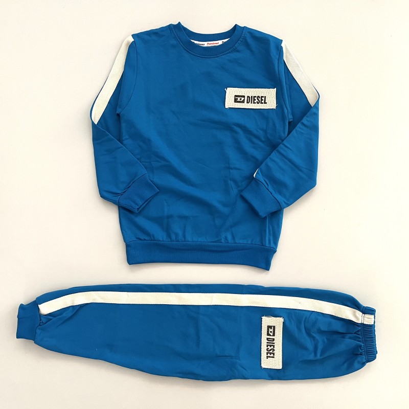 بلوز شلوار اسپرت آبی پوشانو kids