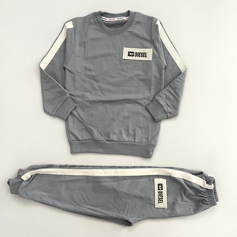 بلوز شلوار اسپرت طوسی پوشانو kids