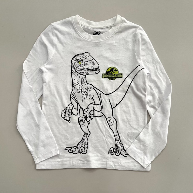 بلوز دایناسور سفید kids