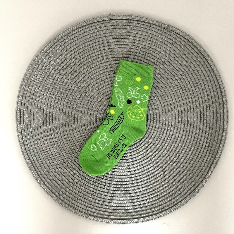 جوراب وارداتی لوازم تحریر سبز kids