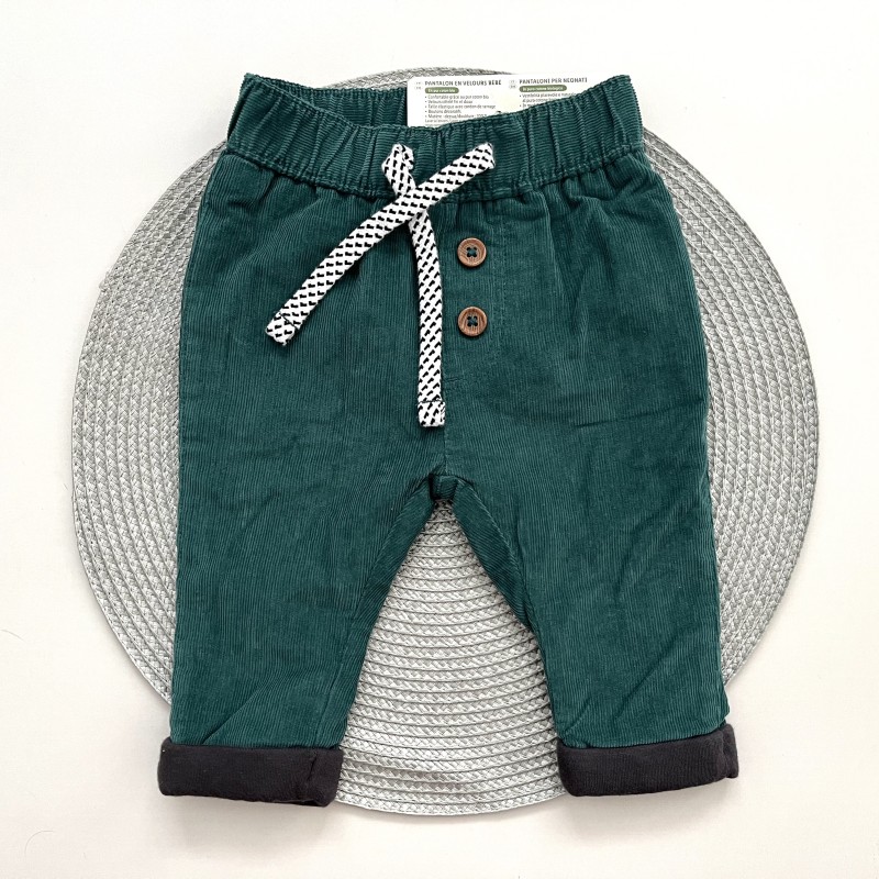 شلوار مخمل کبریتی لاینردار لوپیلو