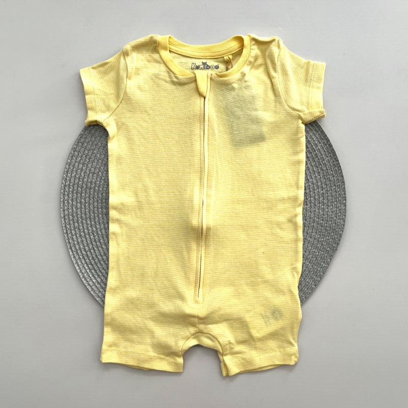 رامپر وارداتی زیپی زرد