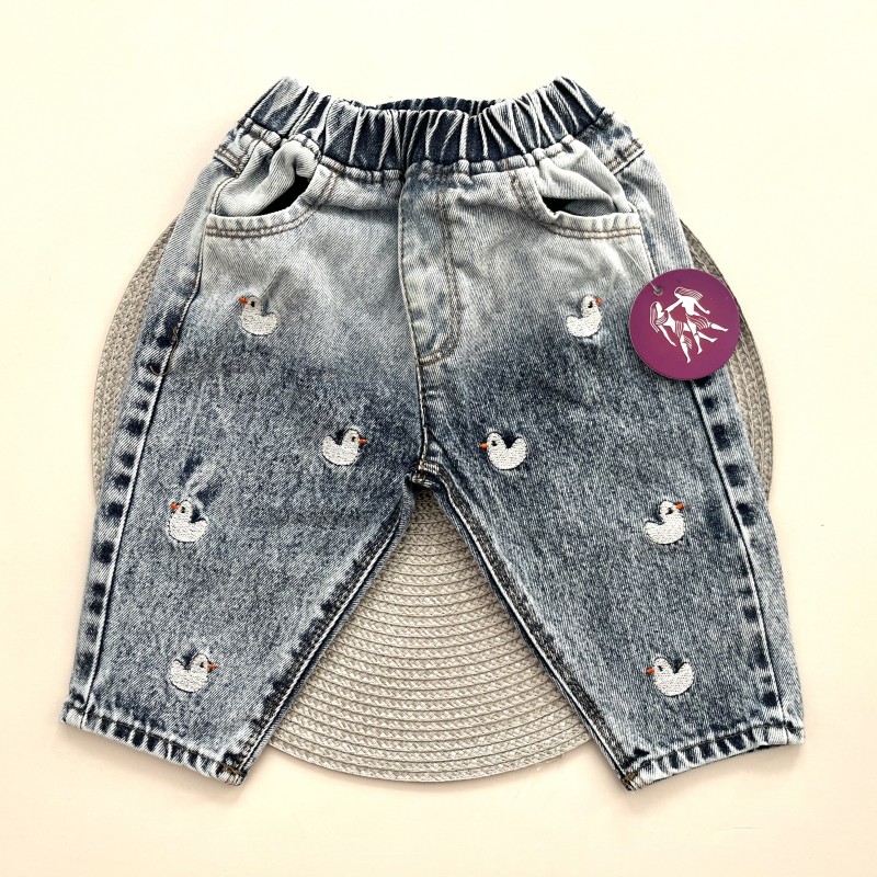 شلوار جین نقلی پرنده AiDin