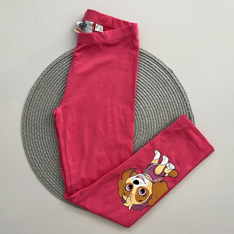 شلوار لگ سرخابی اسکای kids