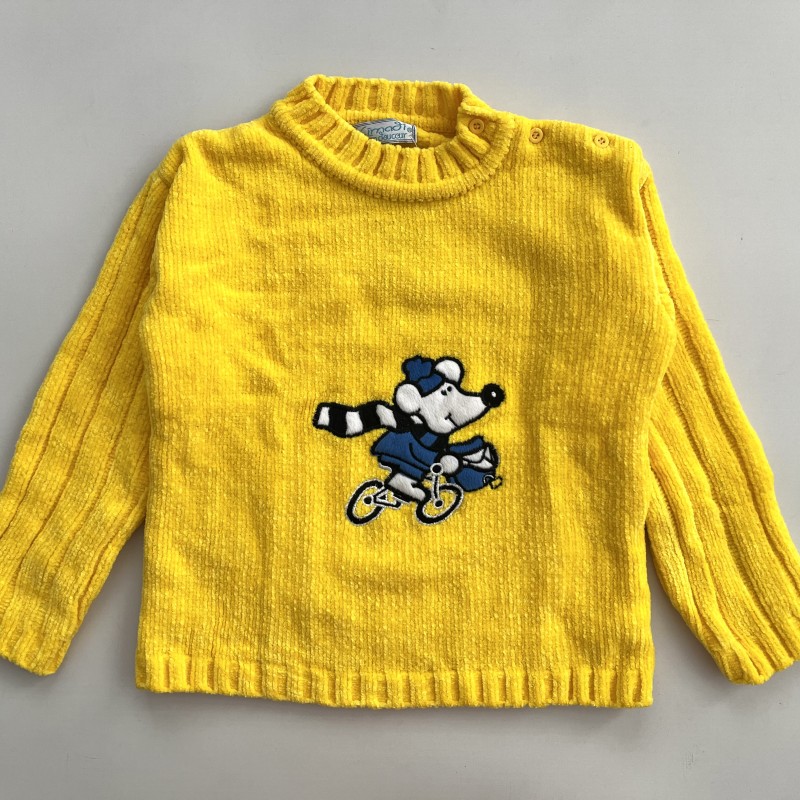 بلوز بافت موش زرد kids