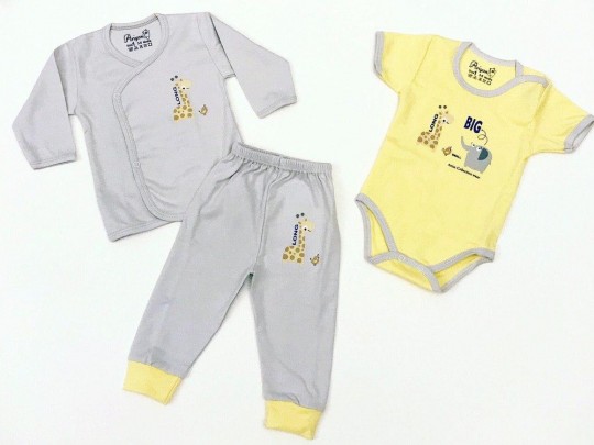 ست 3 تکه طرح فیل زرافه آرین