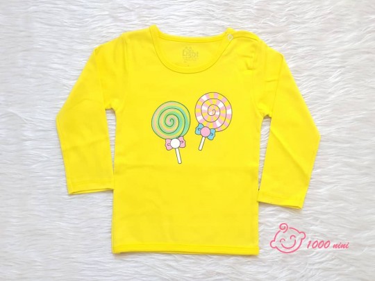 تی شرت آستین بلند طرح آبنبات لایت