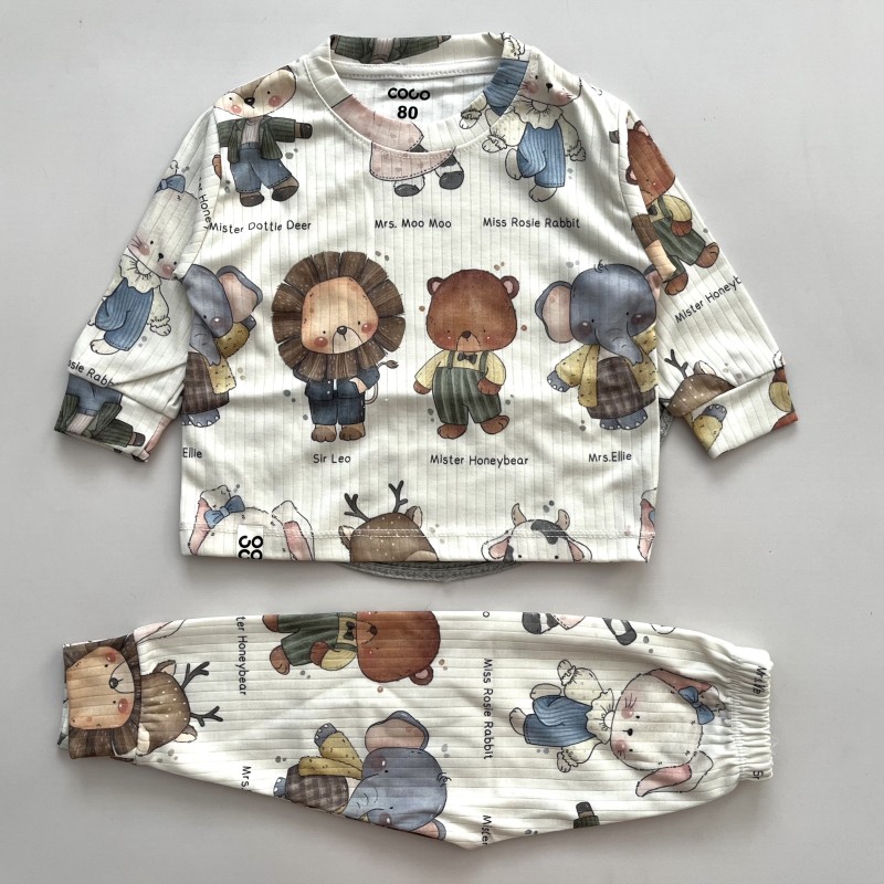 ست بلوز شلوار راحتی قصه های جنگل kids