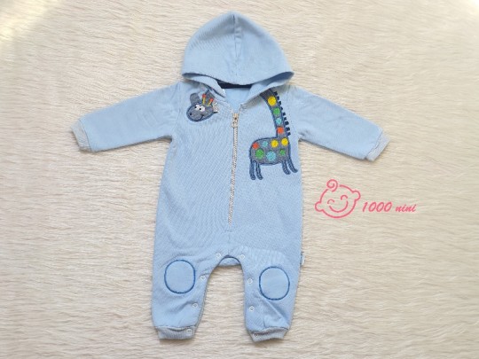 سرهمی دورس گلدوزی زرافه آبی