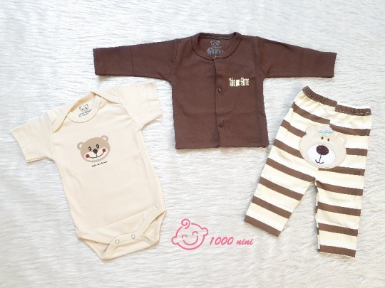 ست 3 تکه طرح خرس هومن