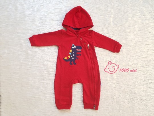 سرهمی دورس کلاهدار قرمز طرح دایناسور مهتابیبی