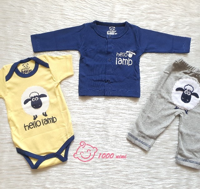 ست 3 تکه طرح بره ناقلا هومن