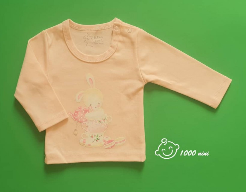 تی شرت آستین بلند طرح پارادایس اسپیکو