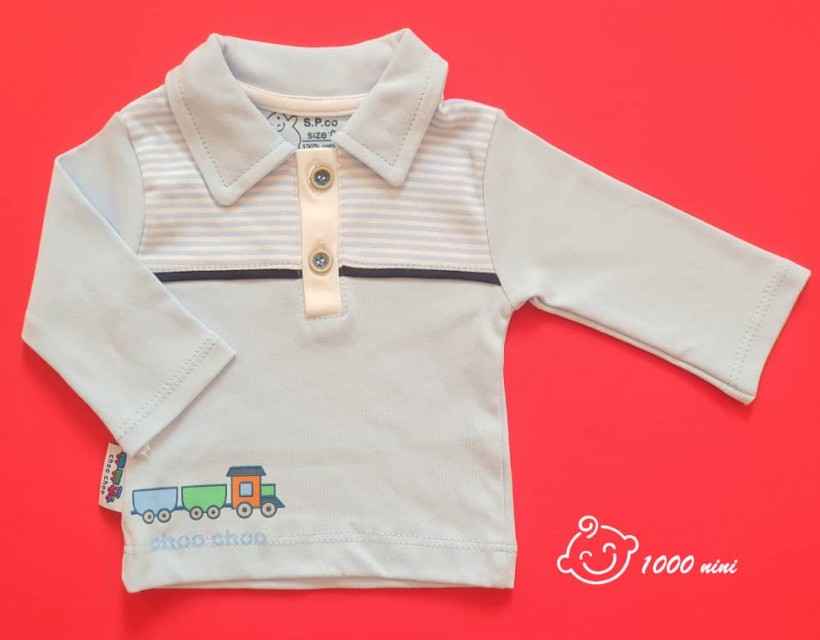 تی شرت آستین بلند طرح ترن اسپیکو