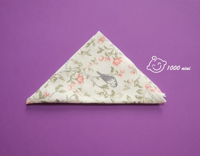 روسری طرح گنجشک نیلی