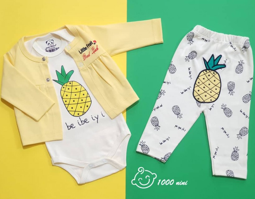 ست 3 تکه طرح آناناس هومن