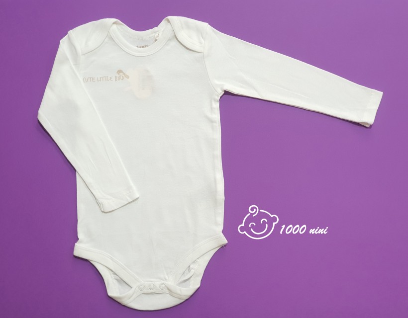 بادی آستین بلند طرح پرنده بانمک لوپیلو