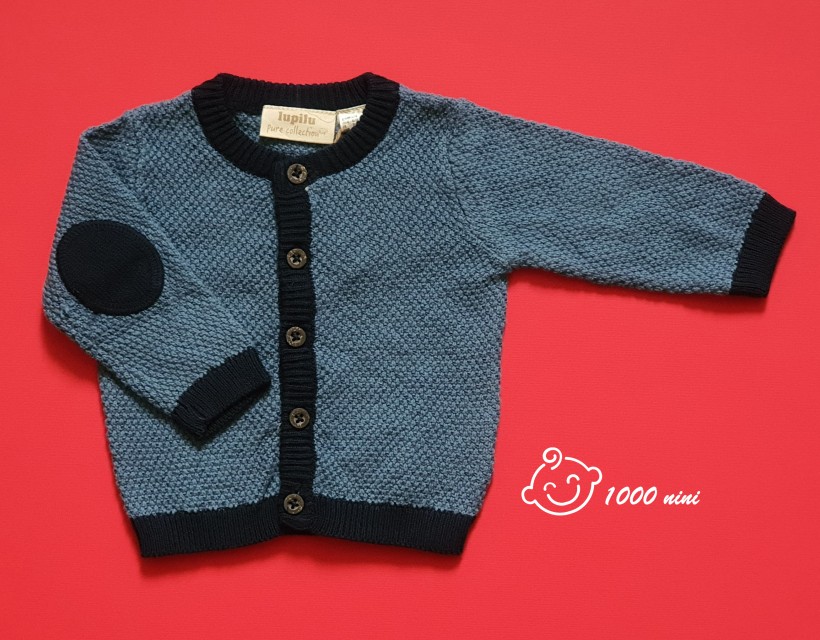 سویشرت بافت پسرانه سرمه ای لوپیلو