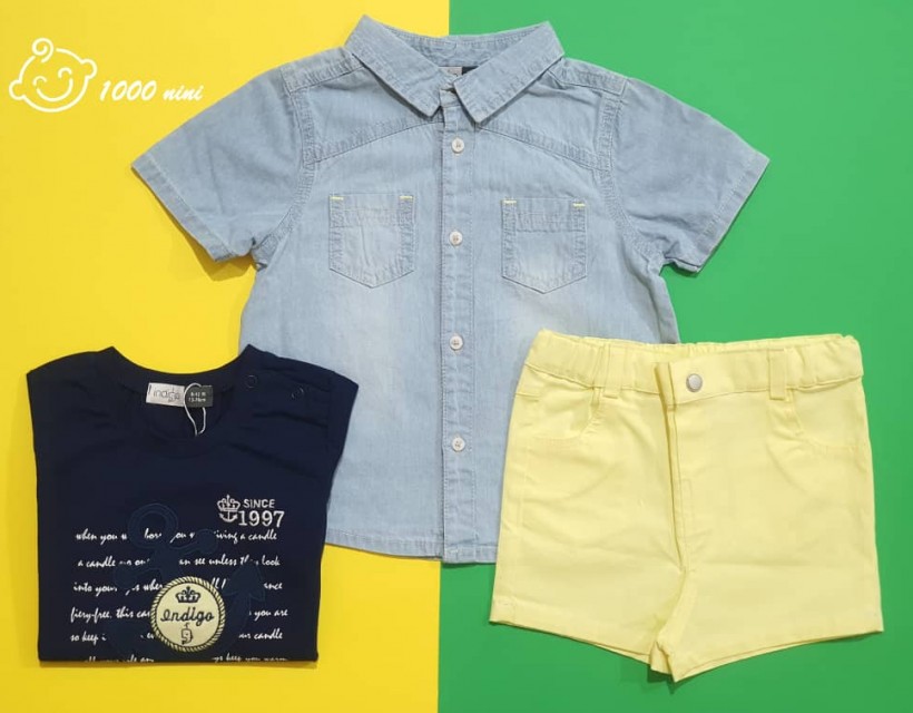 ست 3 تکه پسرانه ایندیگو 19753