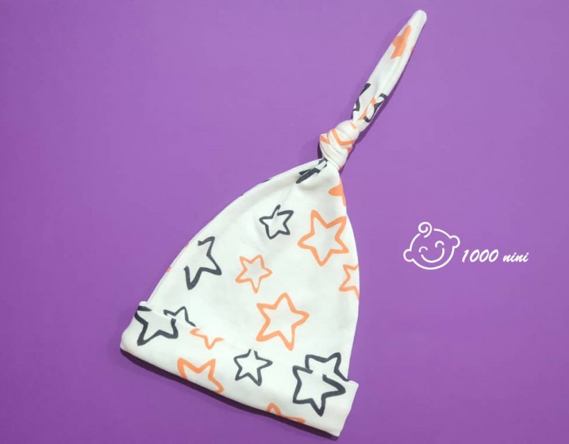 کلاه شیطونی ستاره نارنجی مشکی ماوی کد 01