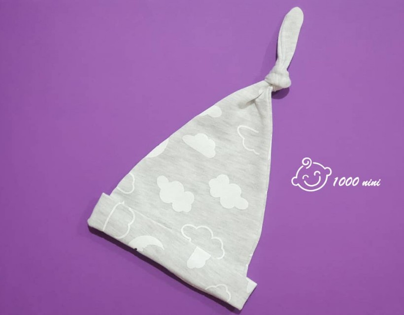 کلاه شیطونی ابر خاکستری ماوی کد 07