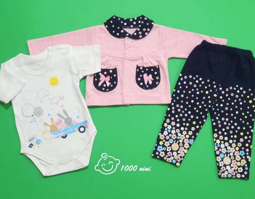 ست 3 تکه طرح خرگوش و قایق گود مارک 200