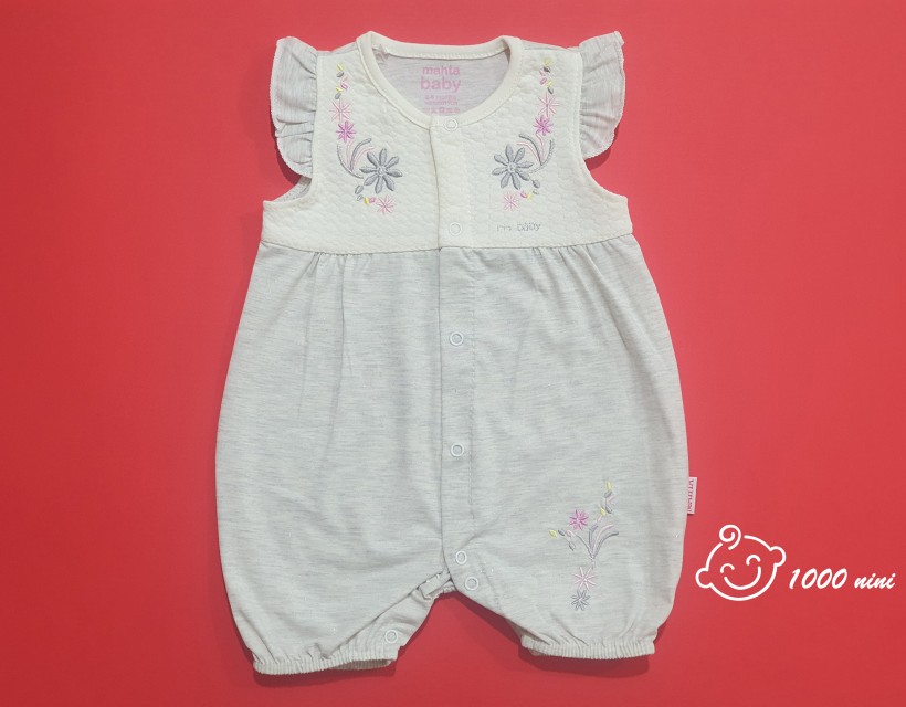 رامپر ملانژ گلدوزی گل مهتابیبی 3579