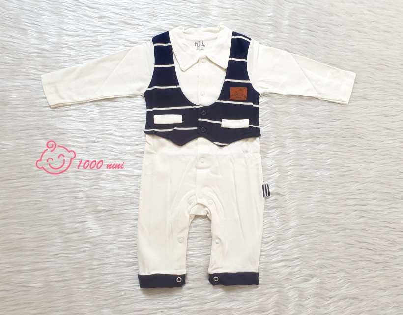 سرهمی سرمه ای راه راه نیلی