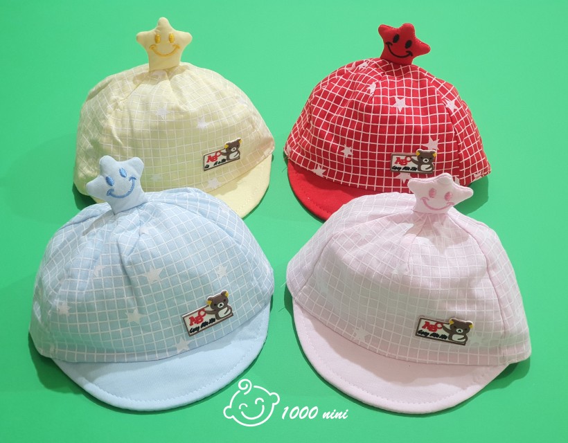 کلاه لبه دار چهارخانه خرسی پنگوئن 3163