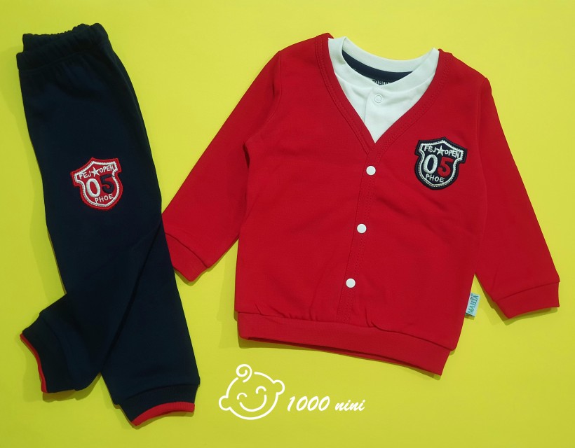 بلوز شلوار ژیله گلدوزی مهتابیبی 3736