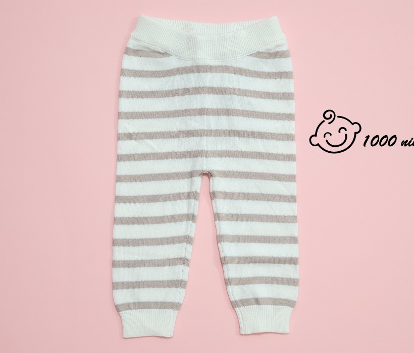 شلوار بافت راه راه لوپیلو