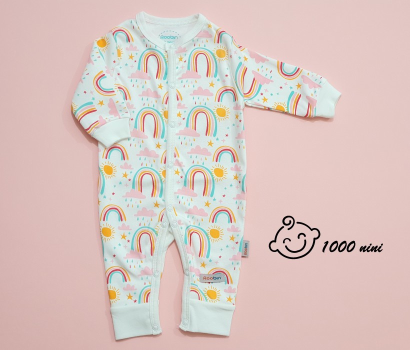 سرهمی طرح رنگین کمان روبین