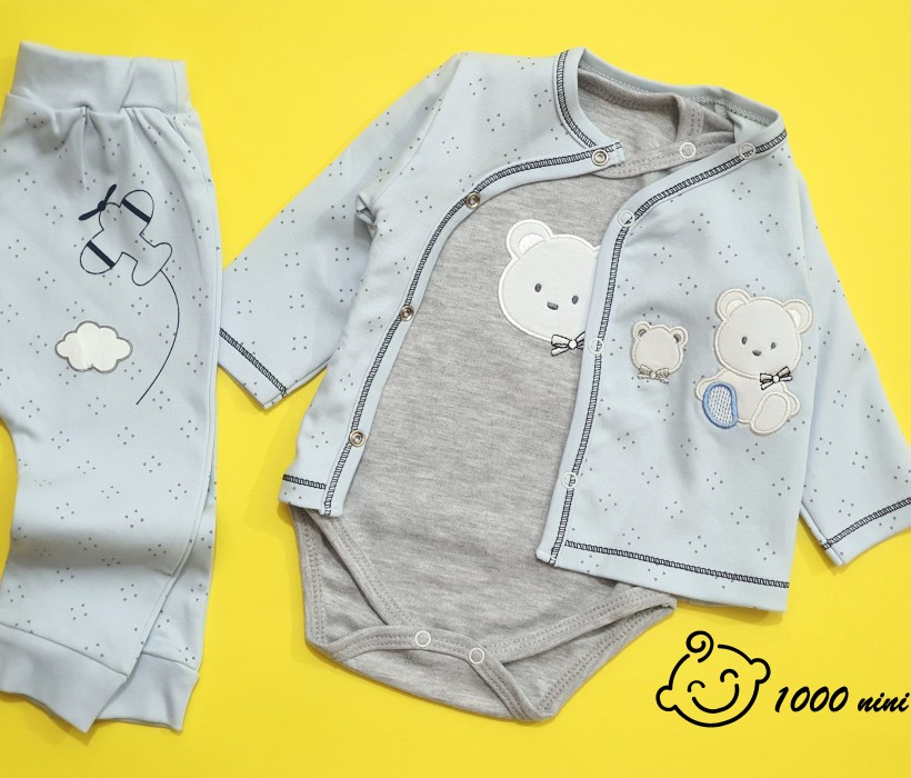 ست 3 تکه طرح خرس گود مارک 3153