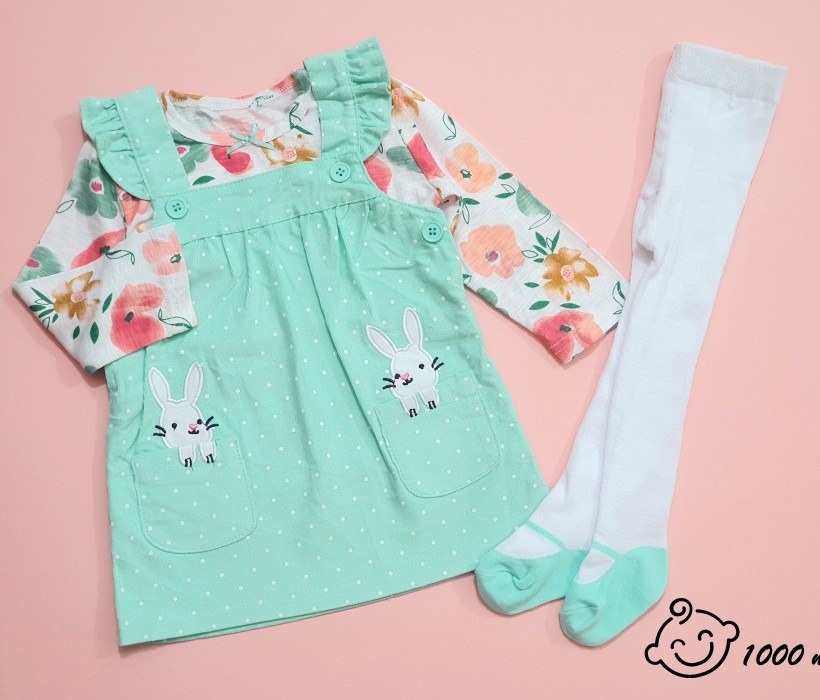 سارافون سه تکه خرگوش سبز