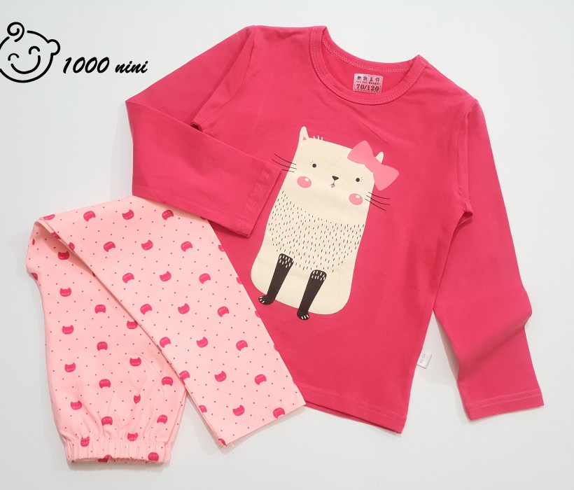 بلوز و شلوار گربه پاپیونی