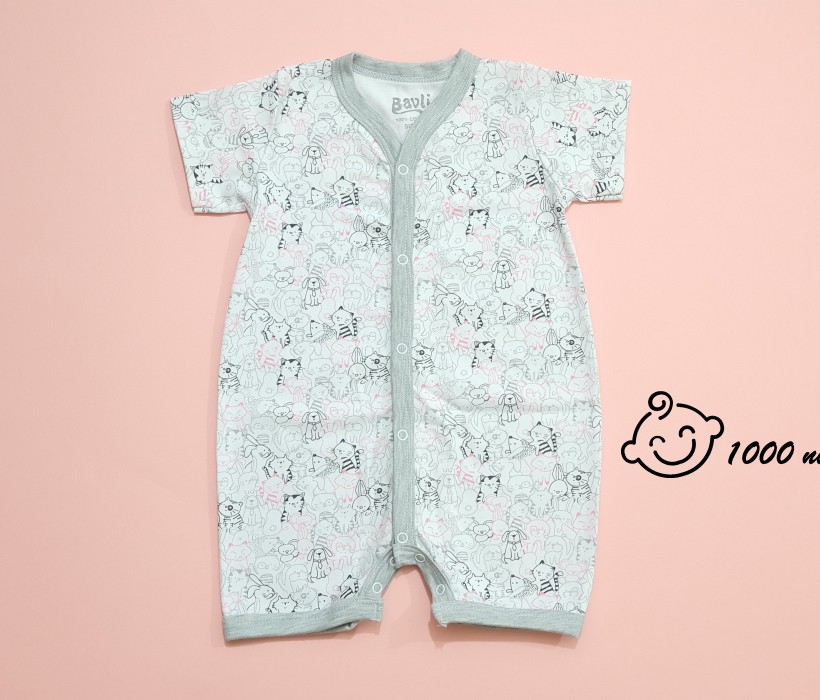 رامپر چاپ گربه و خرگوش باولی