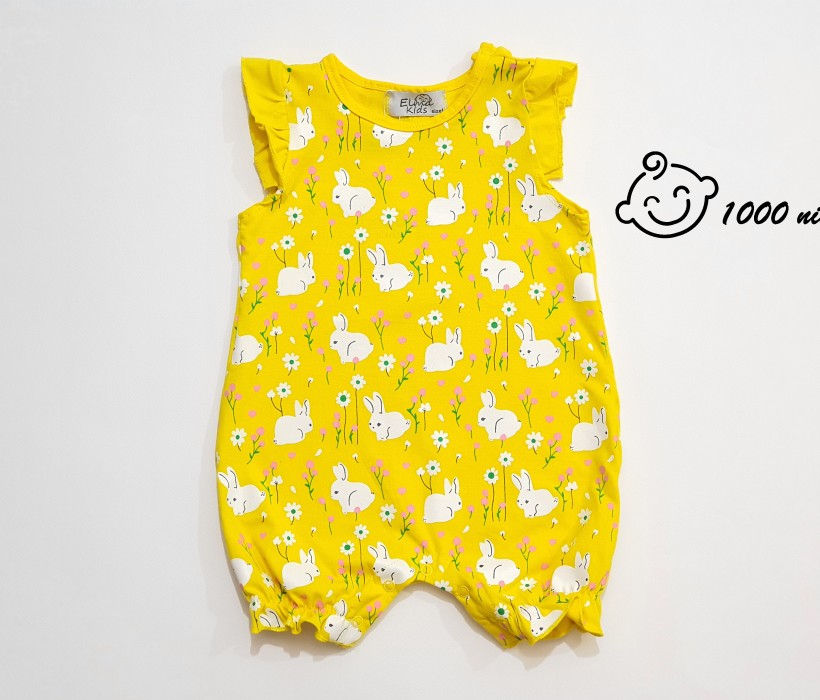 رامپر زرد خرگوش و گل الما کیدز