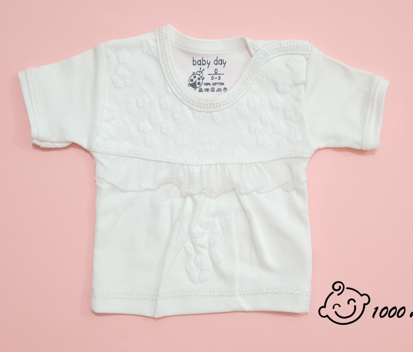 تیشرت آستین کوتاه طرح عروس بیبی دی