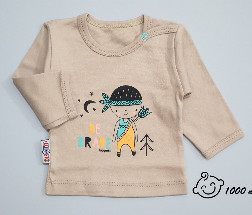 تیشرت آستین بلند سرخ پوست لوپتو