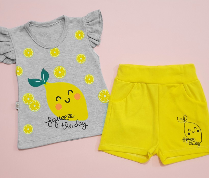 تیشرت و شلوارک لیمو آکو کد 427